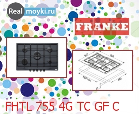   Franke FHTL 755 4G TC GF C