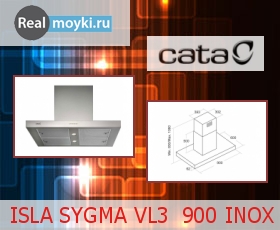   Cata Isla Sygma VL3 900 Inox