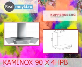   Kuppersberg Kaminox 90 X 4HPB