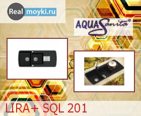Кухонная мойка Aquasanita Lira+ SQL201AW