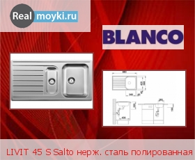   Blanco LIVIT 45 S Salto .  