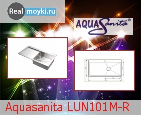   Aquasanita LUN101M-R Radius 10