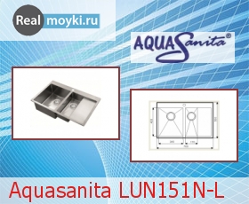   Aquasanita LUN151N-L Radius 10