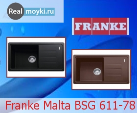 Кухонная мойка Franke Malta BSG 611-78