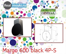    Margo 600 black 4P-S