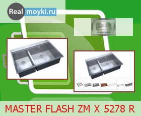 Кухонная мойка Zorg Master Flash Zm X 5278 R