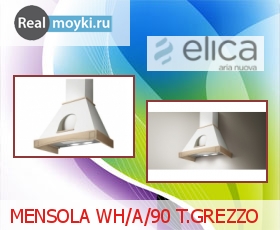   Elica Mensola WH/A/90 T.GREZZO