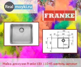   Franke KBX 110-45 -