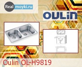 Кухонная мойка Oulin OL-H9819