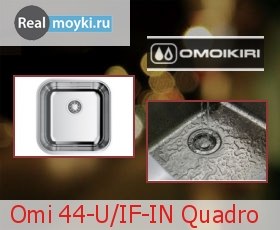   Omoikiri Omi 44-U/IF-IN Quadro