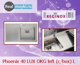   Reginox Phoenix 40 LUX OKG left (c/box) L