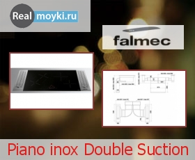   Falmec Piano inox Double Suction