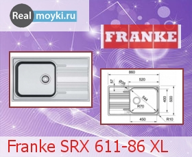   Franke SRX 611-86 XL