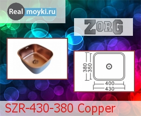   Zorg SZR-430-380 Copper