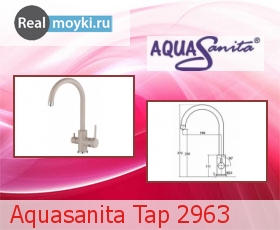 Кухонный смеситель Aquasanita Tap 2963