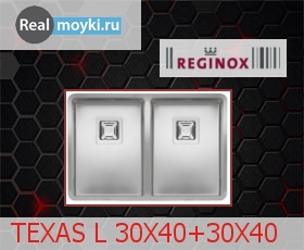   Reginox Texas L 30x40+30x40