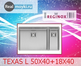   Reginox Texas L 50x40+18x40