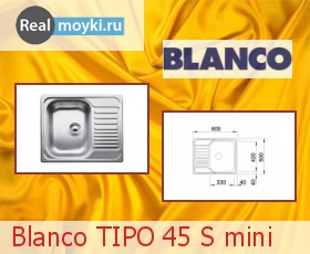   Blanco TIPO 45 S mini