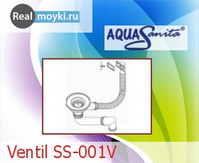  Aquasanita Ventil SS-001V