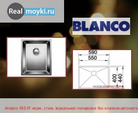 Кухонная мойка Blanco Andano 450-IF