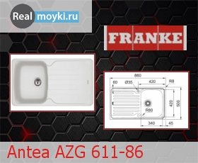   Franke Antea AZG 611-86