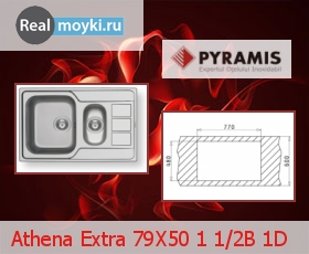  Pyramis Athena Extra 79X50 1 1/2B 1D