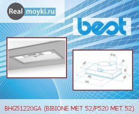   Best BHG51220GA (BIBIONE MET 52/P520 MET 52)