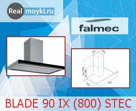   Falmec BLADE 90 IX (800) STEC