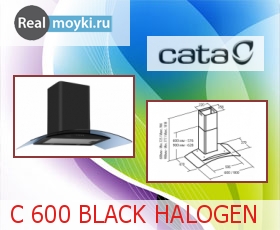   Cata C 600 Black Halogen