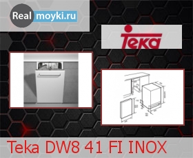 Посудомойка Teka DW8 41 FI INOX