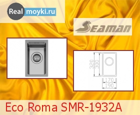 Кухонная мойка Seaman Eco Roma SMR-1932A