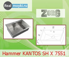   Zorg Hammer KANTOS SH X 7551