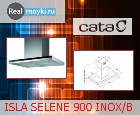   Cata Isla Selene 900 Inox/B