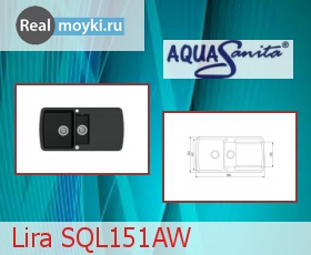   Aquasanita Lira SQL151AW