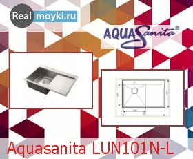   Aquasanita LUN101N Radius 10