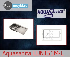   Aquasanita LUN151M-L Radius 10