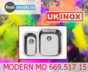Кухонная мойка Ukinox Модерн MOP 669.517 15
