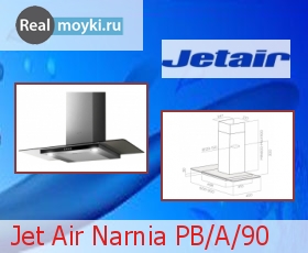 Кухонная вытяжка Jet Air Narnia PB/A/90