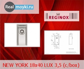   Reginox NEW YORK 18x40 LUX 3,5 (c/box)
