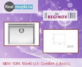   Reginox NEW YORK 50x40 LUX Comfort (c/box) L