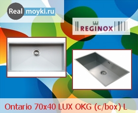   Reginox Ontario 70x40 LUX OKG (c/box) L