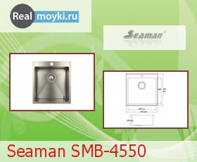 Кухонная мойка Seaman SMB-4550