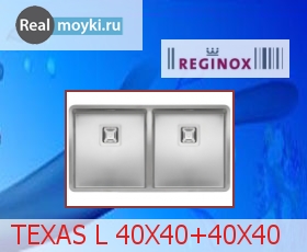  Reginox Texas L 40x40+40x40