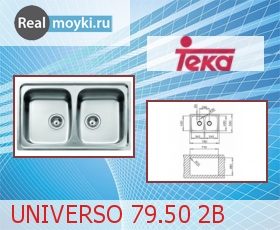 Кухонная мойка Teka Universo 79.50 2B