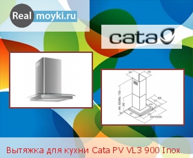   Cata PV VL3 900 Inox